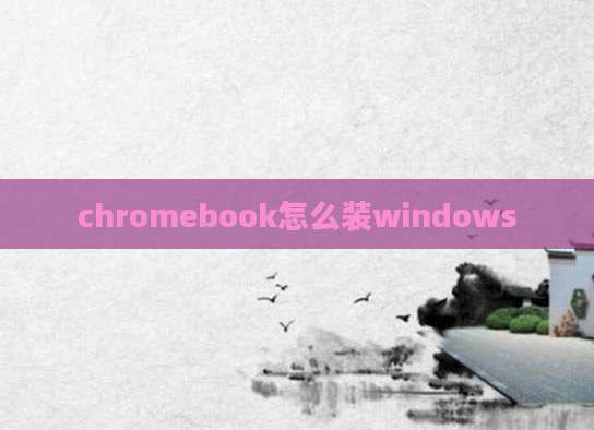 chromebook怎么装windows