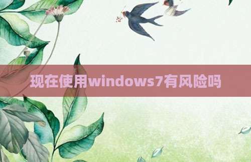 现在使用windows7有风险吗
