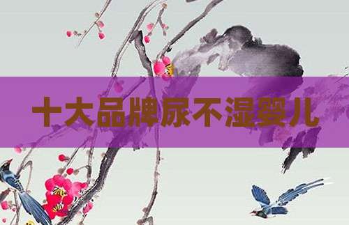 十大品牌尿不湿婴儿