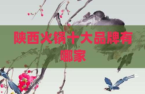 陕西火锅十大品牌有哪家