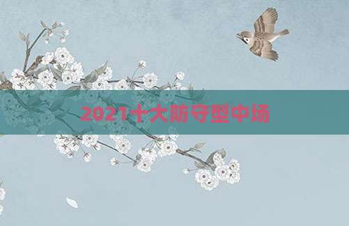 2021十大防守型中场