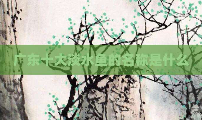 广东十大淡水鱼的名称是什么