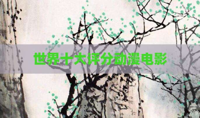 世界十大评分动漫电影