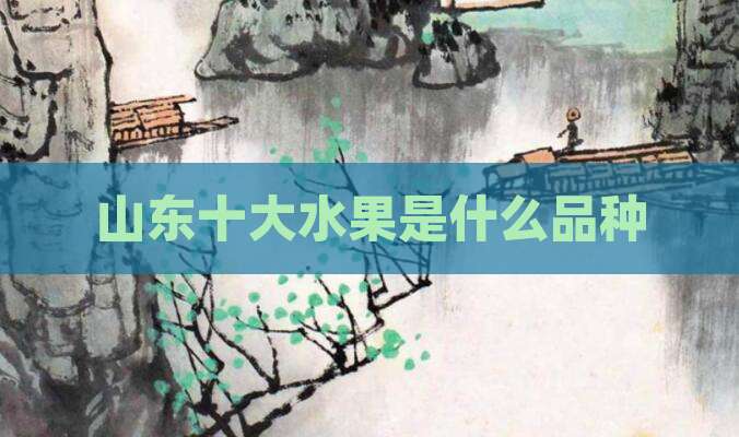 山东十大水果是什么品种