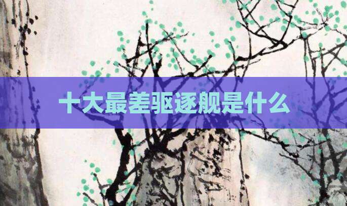 十大最差驱逐舰是什么