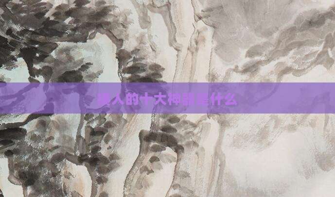 揍人的十大神器是什么