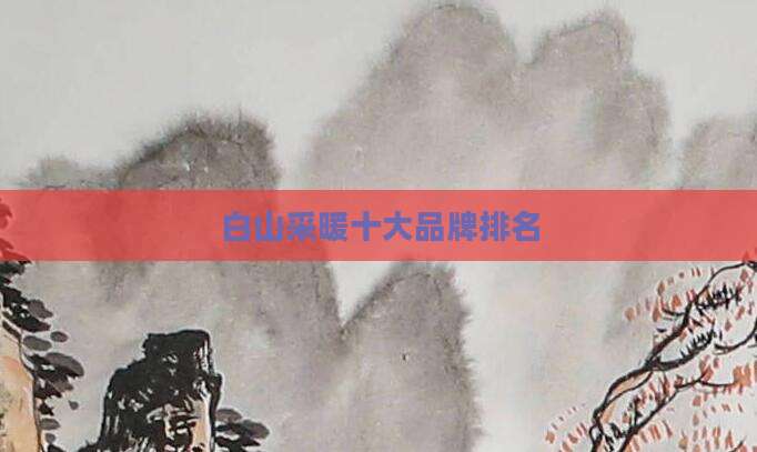 白山采暖十大品牌排名