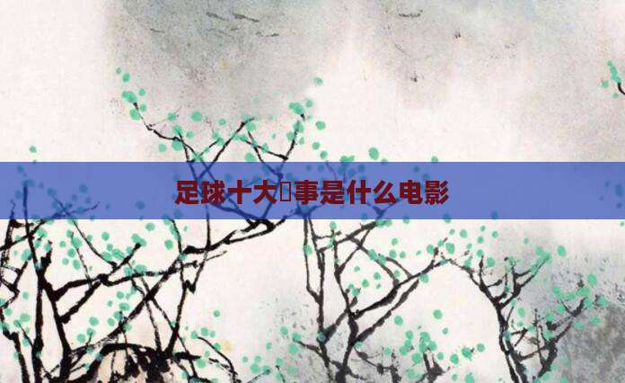 足球十大囧事是什么电影