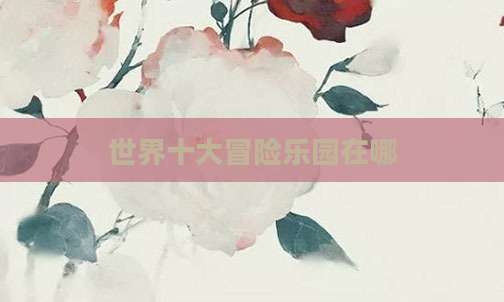 世界十大冒险乐园在哪