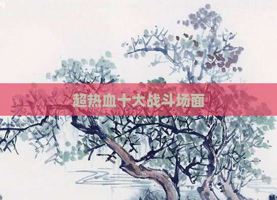 超热血十大战斗场面