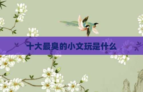 十大最臭的小文玩是什么