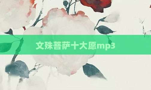 文殊菩萨十大愿mp3