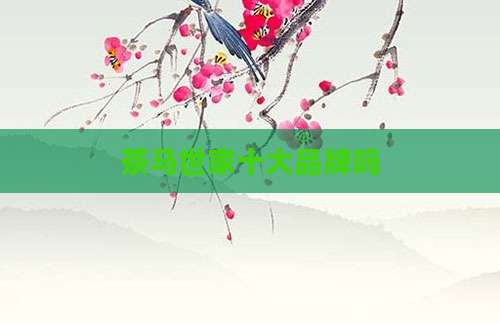 茶马世家十大品牌吗