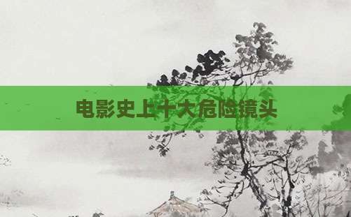 电影史上十大危险镜头