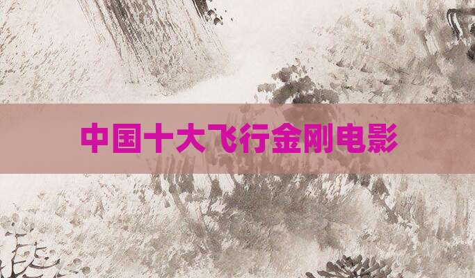 中国十大飞行金刚电影