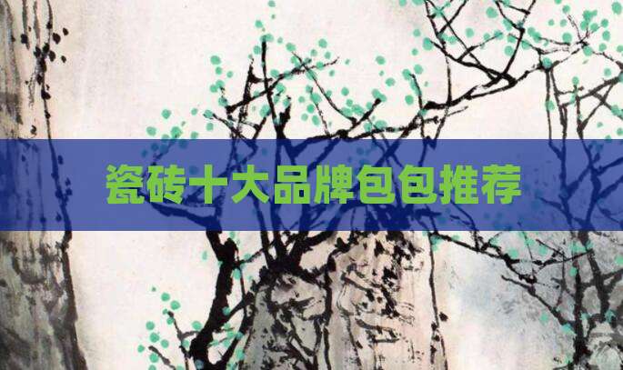 瓷砖十大品牌包包推荐
