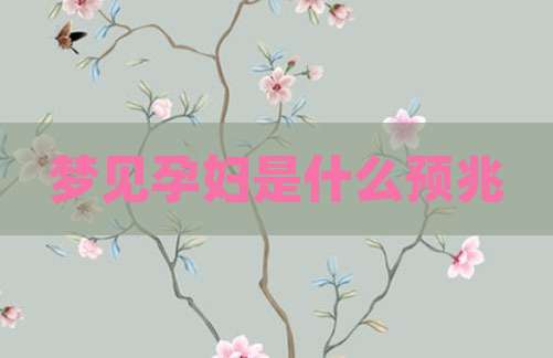 梦见孕妇是什么预兆