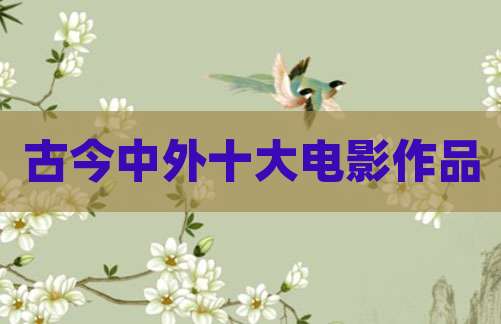 古今中外十大电影作品