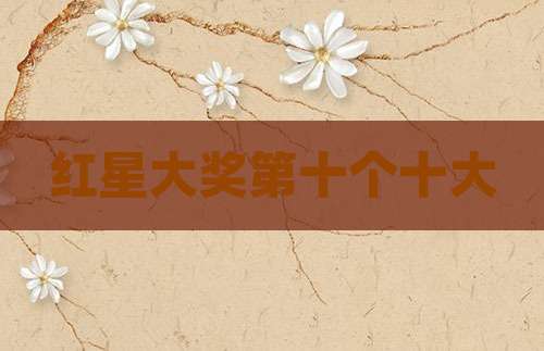 红星大奖第十个十大
