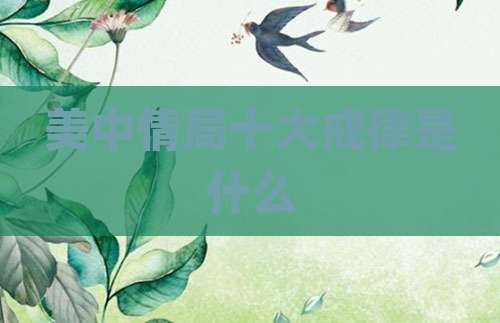 美中情局十大戒律是什么