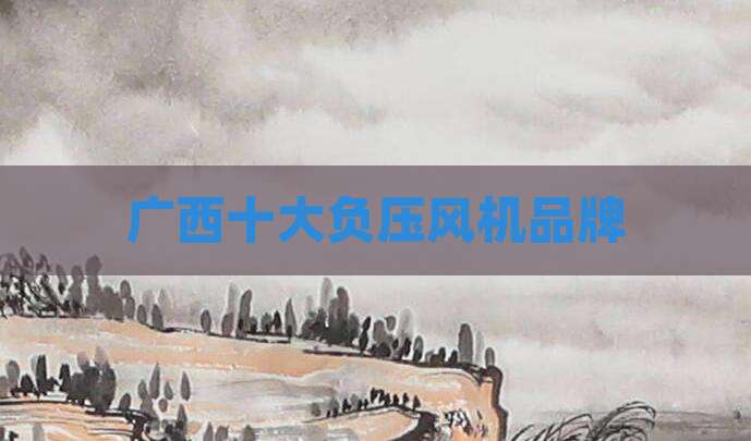 广西十大负压风机品牌