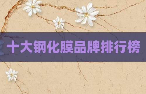 十大钢化膜品牌排行榜