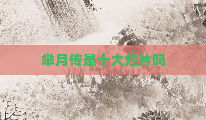 芈月传是十大烂片吗