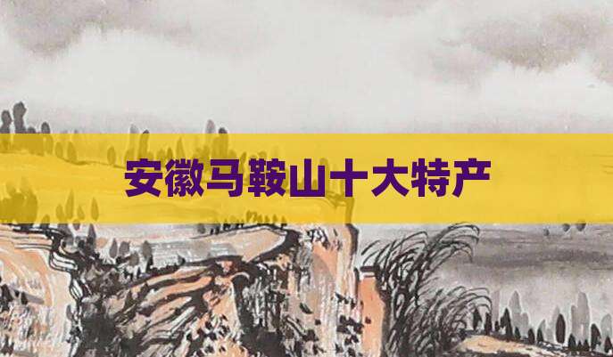 安徽马鞍山十大特产