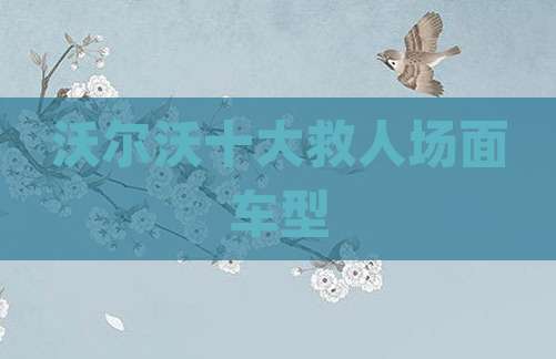 沃尔沃十大救人场面车型