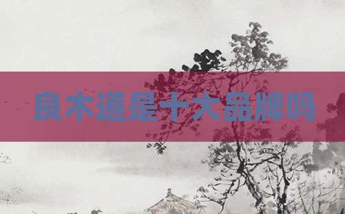 良木道是十大品牌吗