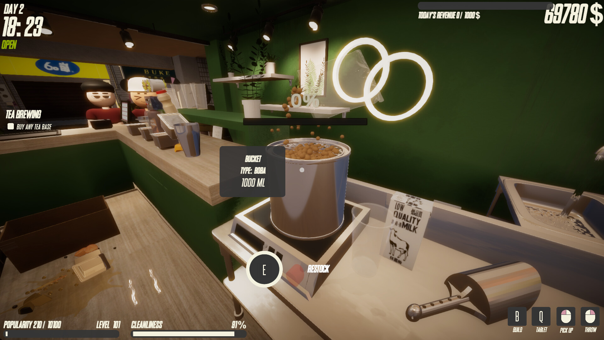 奶茶店模拟器/Boba Tea Shop Simulator